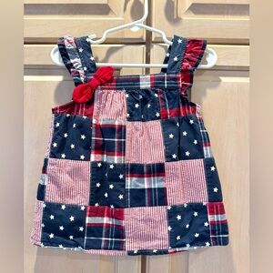 Gymboree 4th of July Patchwork Top
